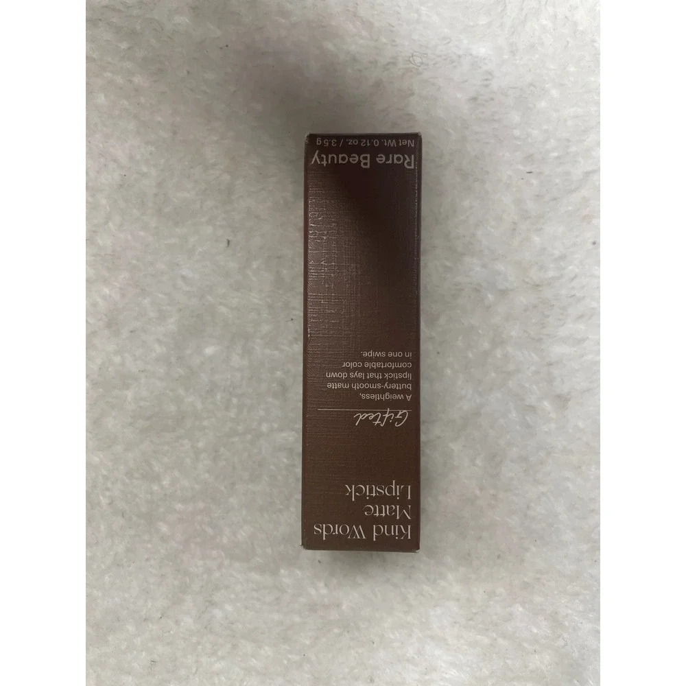 Rare Beauty Kind Words Matte Lipstick Gifted Deep Dusty Plum 0.12oz 3.5g New